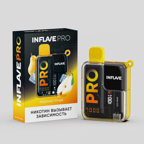 Электронка Inflave Pro Ледяная Груша (7000 Затяжек) в Новом Уренгое