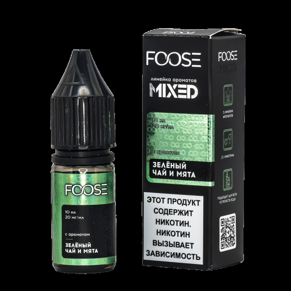 Жидкость Foose Mixed Зеленый Чай И Мята 10 Мл в Новом Уренгое