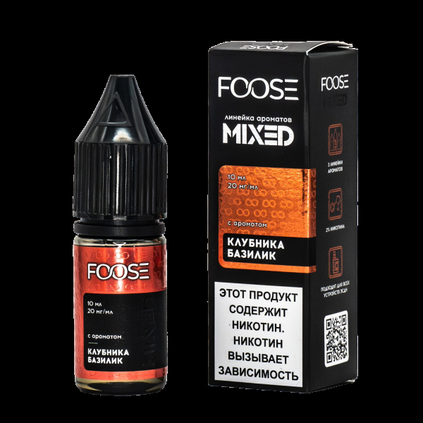 Жидкость Foose Mixed Клубника Базилик 10 Мл в Новом Уренгое