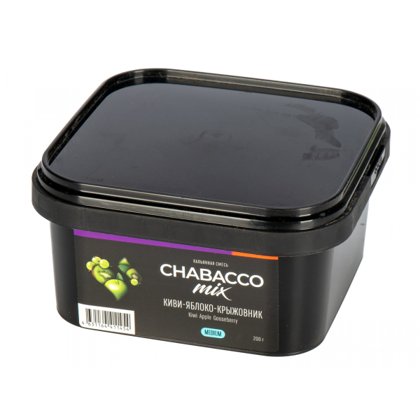 Смесь Chabacco Mix Medium Kiwi Apple Gooseberry  200 гр в Новом Уренгое