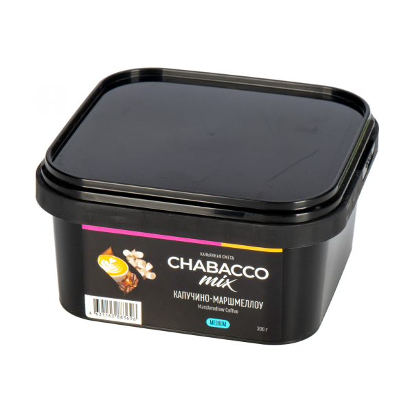 Смесь Chabacco Mix Medium Cappuccino Marshmallow  200 гр в Новом Уренгое