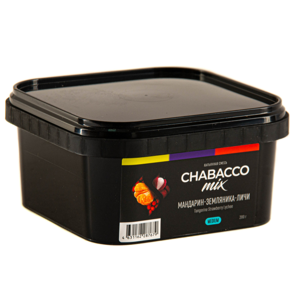 Смесь Chabacco Mix Medium Tangerine Strawberry Lychee  200 гр в Новом Уренгое