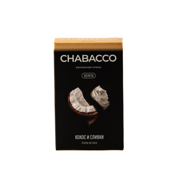 Смесь Chabacco Mix Medium Crème De Coco  50 гр в Новом Уренгое