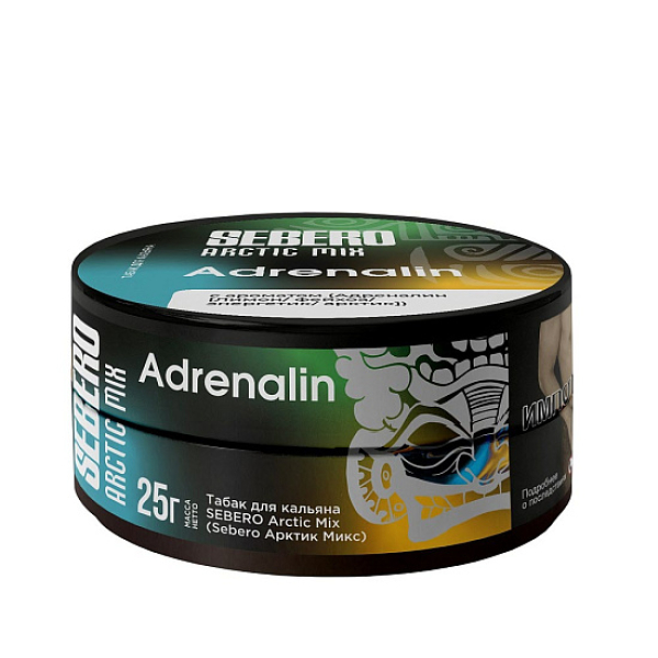 Табак Sebero Arctic Mix Adrenalin  25 грамм в Новом Уренгое