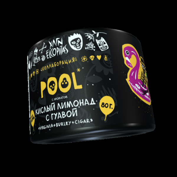Табак  Хулиган Pool (Кислый Лимонад С Гуавой)  80 грамм в Новом Уренгое