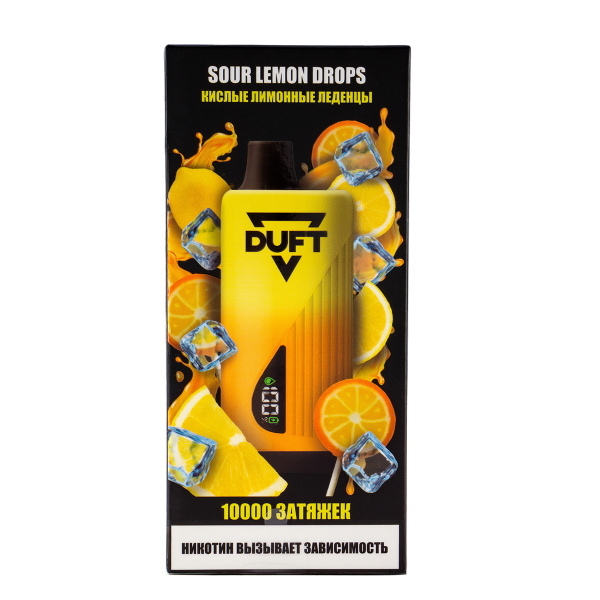 Электронка Duft Sour Lemon Drops (10000 Затяжек) в Новом Уренгое