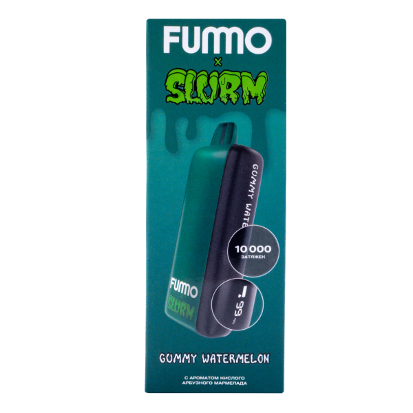 Электронка Fummo Indic Slurm Кислый Арбузный Мармелад (10 000 Затяжек) в Новом Уренгое