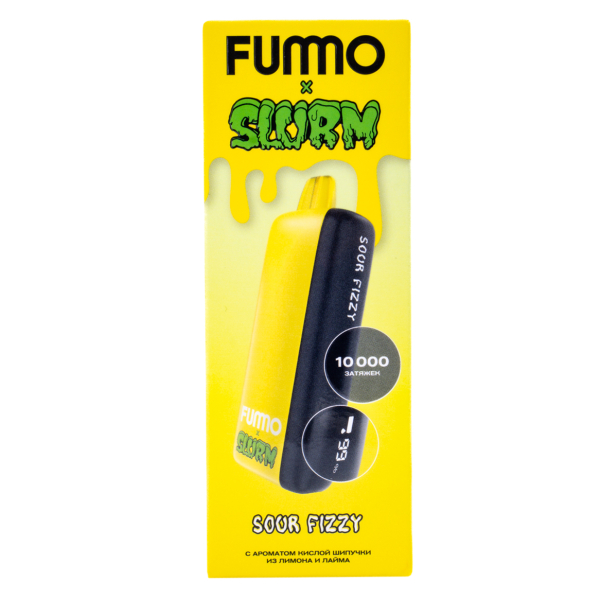 Электронка Fummo Indic Slurm Кислая Шипучка Из Лимона И Лайма (10 000 Затяжек) в Новом Уренгое