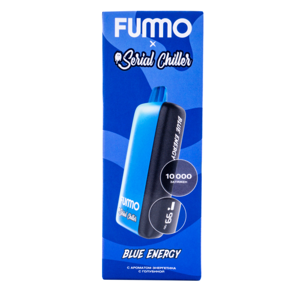 Электронка Fummo Indic Serial Chiller Энергетик С Голубикой (10 000 Затяжек) в Новом Уренгое