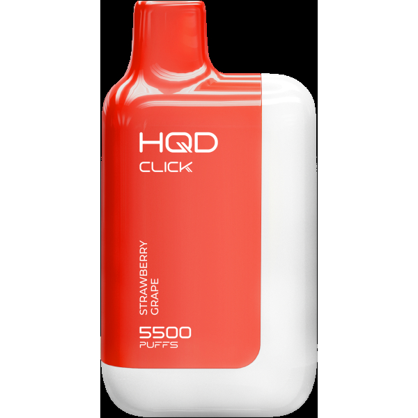 POD-система Hqd Click Устройство + Картридж Клубника Виноград (5500 Затяжек) в Новом Уренгое