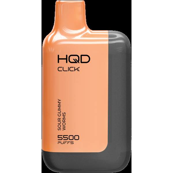 POD-система Hqd Click Устройство + Картридж Кислые Мармеладные Червячки (5500 Затяжек) в Новом Уренгое