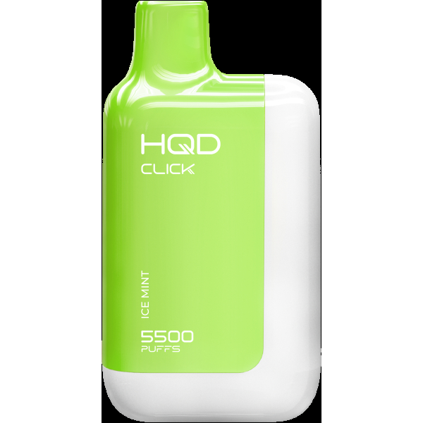 POD-система Hqd Click Устройство + Картридж Ледяная Мята (5500 Затяжек) в Новом Уренгое