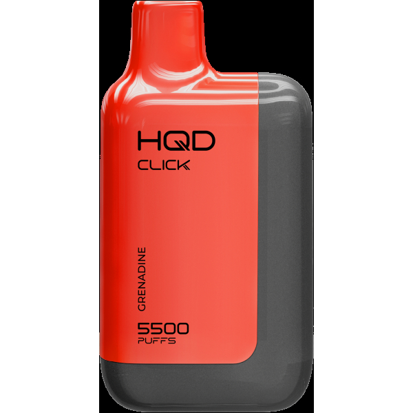 POD-система Hqd Click Устройство + Картридж Гранатовый Сок Со Смородиной И Лимоном (5500 Затяжек) в Новом Уренгое