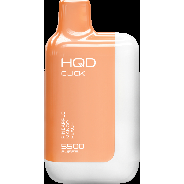POD-система Hqd Click Устройство + Картридж Ананас Манго Персик (5500 Затяжек) в Новом Уренгое