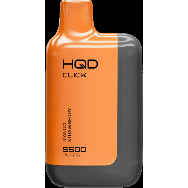 POD-система Hqd Click Устройство + Картридж Манго Клубника (5500 Затяжек) в Новом Уренгое