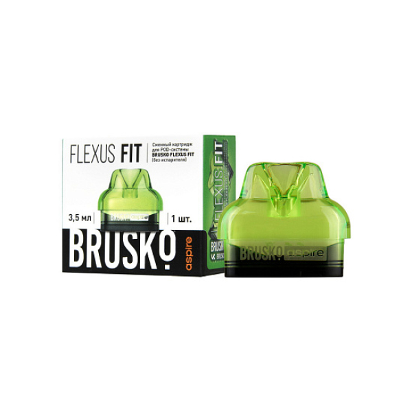 Сменный Картридж Brusko Flexus Fit (Зеленый) 3,5 Мл, Упак. 1 Шт в Новом Уренгое