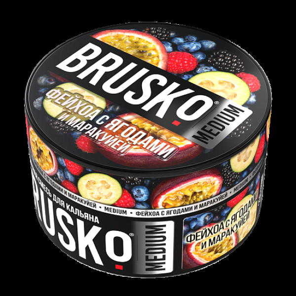 Смесь Brusko Фейхоа С Ягодами И Маракуйей (Medium)  250 гр в Новом Уренгое