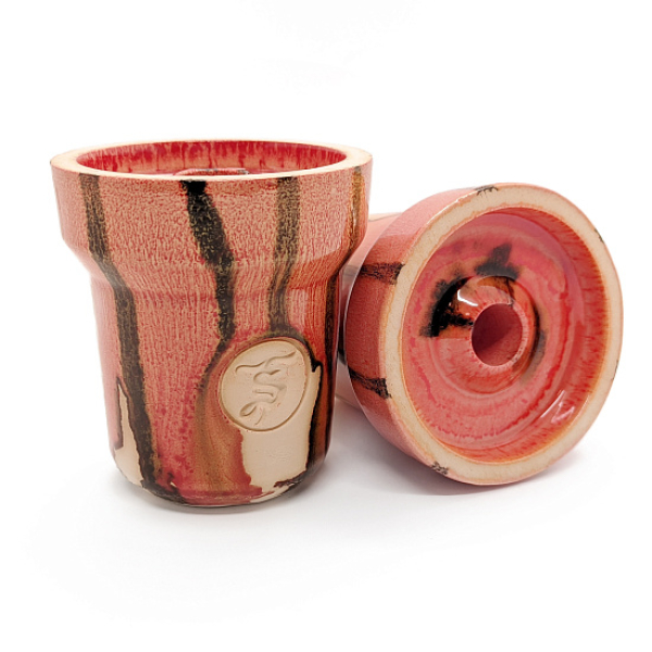 Чаша St Bowls Phunnel Glaze Красная С Полосками в Новом Уренгое