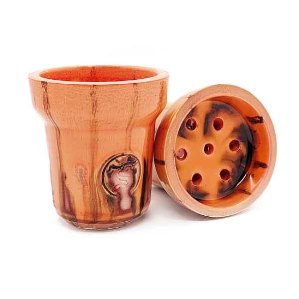 Чаша St Bowls Phunnel Glaze Оранжевая С Полосками в Новом Уренгое