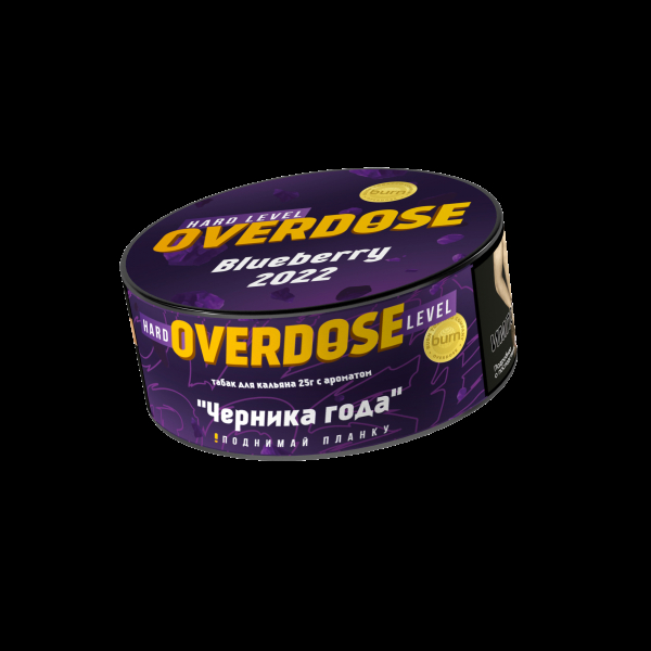 Табак Overdose Blueberry 2022  25 грамм в Новом Уренгое