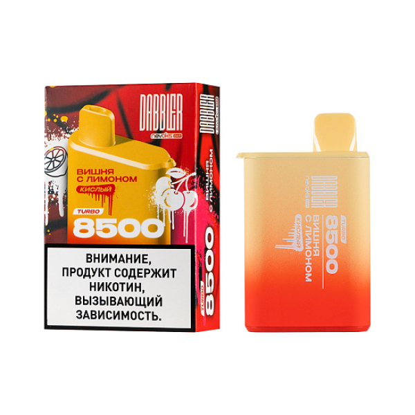 Электронка Dabbler Turbo Вишня С Лимоном 8500 затяжек в Новом Уренгое