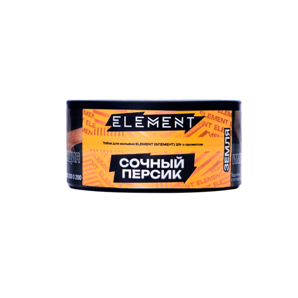 Табак Element Земля Rich Peach 25 грамм в Новом Уренгое