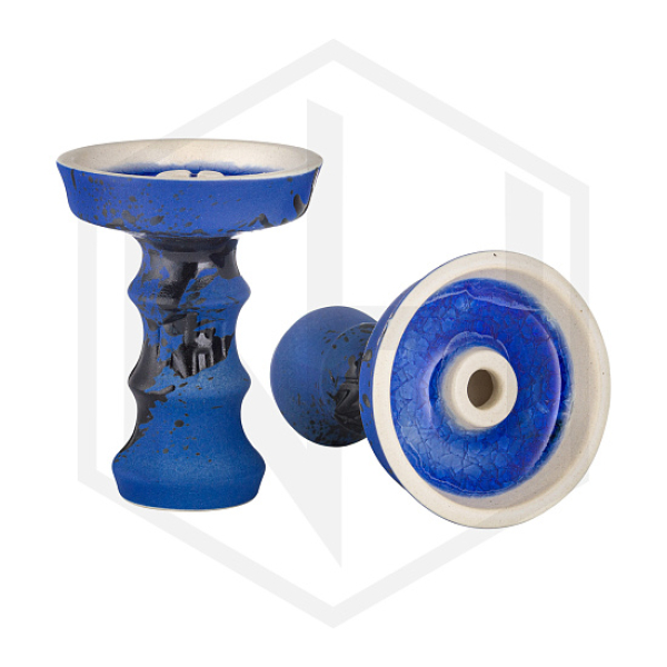 Чаша Nejn Lotus Matt Blue Голубая для кальяна в Новом Уренгое