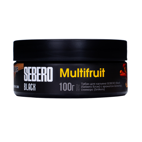 Табак Sebero Black Multifruit 100 грамм в Новом Уренгое
