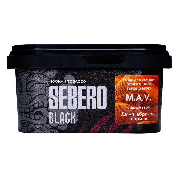 Табак Sebero Black M.a.v. 200 грамм в Новом Уренгое