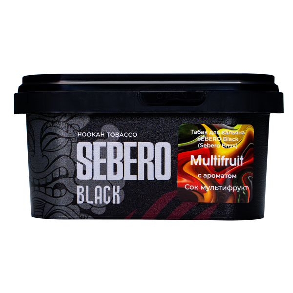 Табак Sebero Black Multifruit 200 грамм в Новом Уренгое