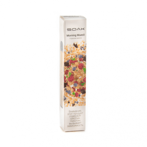 Электронная сигарета Soak X Morning Muesli 2200 в Новом Уренгое