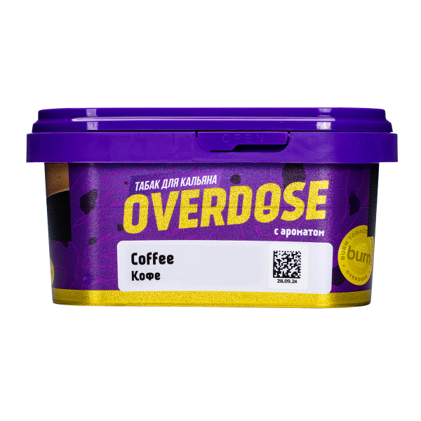 Табак Overdose Coffee 200 грамм в Новом Уренгое