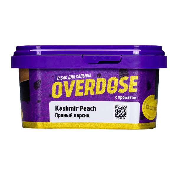 Табак Overdose Kashmir Peach 200 грамм в Новом Уренгое