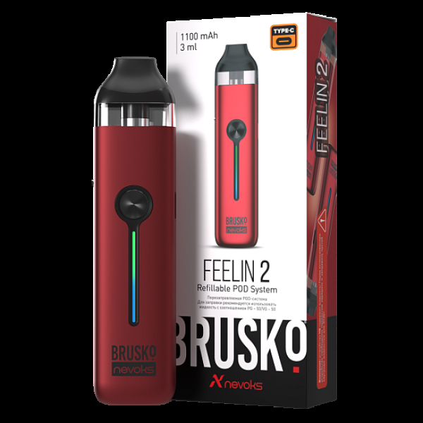 POD-система Brusko Feelin 2 Малиновый в Новом Уренгое