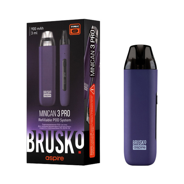 POD-система Brusko Minican 3 Pro фиолетовый в Новом Уренгое