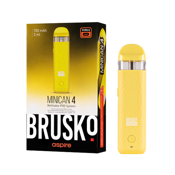 POD-система Brusko Minican 4 Желтый в Новом Уренгое