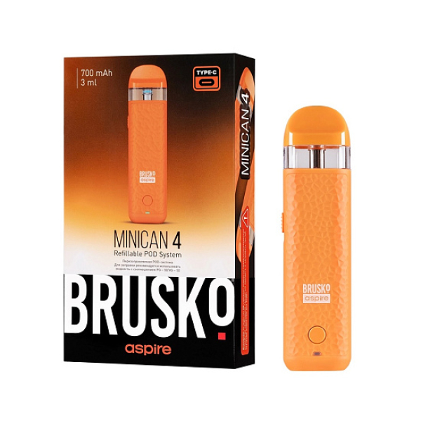 POD-система Brusko Minican 4 Оранжевый в Новом Уренгое