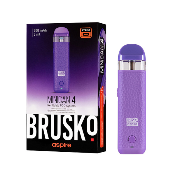 POD-система Brusko Minican 4 Фиолетовый в Новом Уренгое