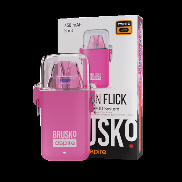 POD-система Brusko Minican Flick Розовый в Новом Уренгое