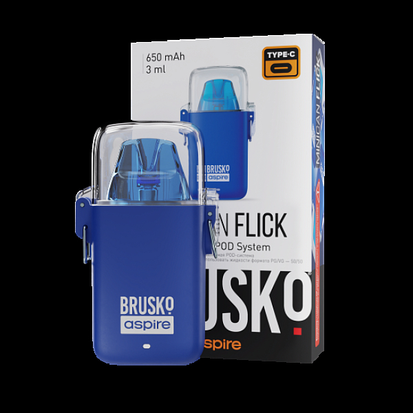 POD-система Brusko Minican Flick Синий в Новом Уренгое
