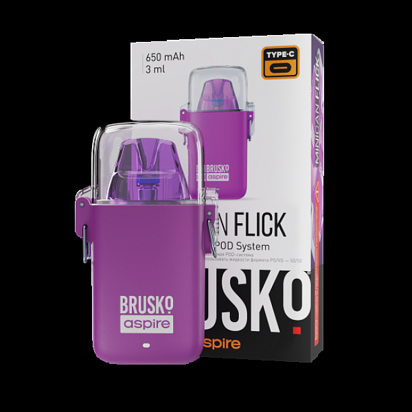 POD-система Brusko Minican Flick Фиолетовый в Новом Уренгое