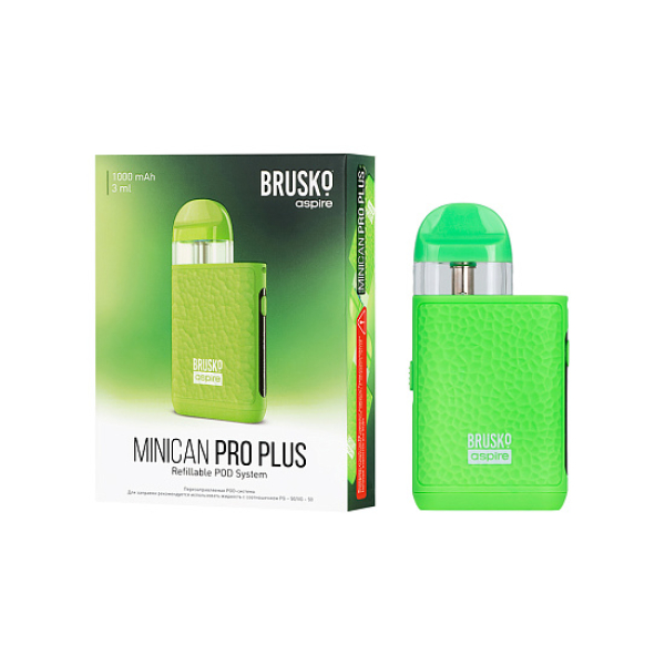 POD-система Brusko Minican Pro Plus Зеленый в Новом Уренгое