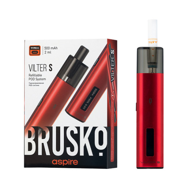 POD-система Brusko Vilter S Красный в Новом Уренгое