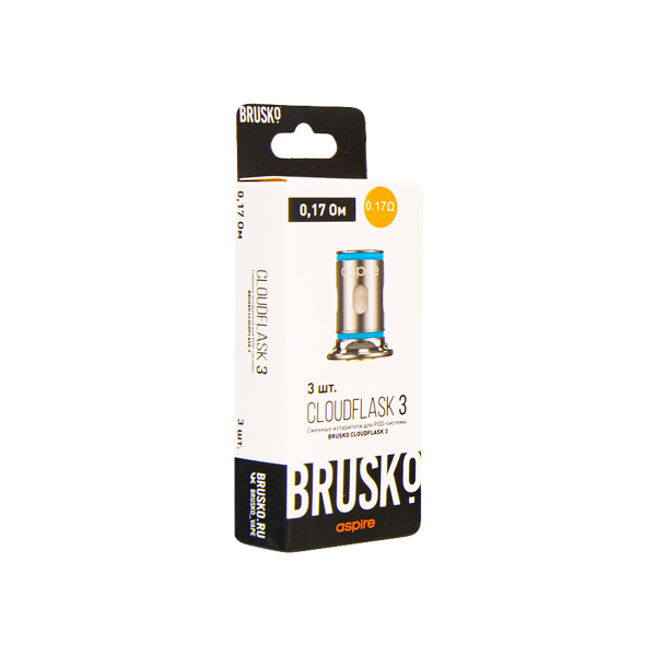 Испаритель Brusko Cloudflask 3 0.17 Ом 3 шт в Новом Уренгое