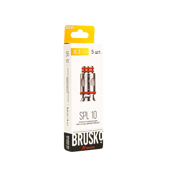 Испаритель Brusko Feelin Spl10 0.3 Ом 5 шт в Новом Уренгое