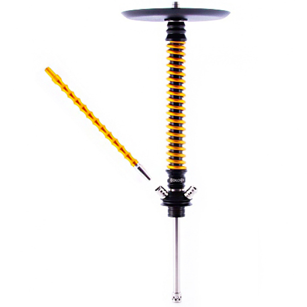 Кальян Mamay Customs V3  Coilovers Черный Gold Anod в Новом Уренгое