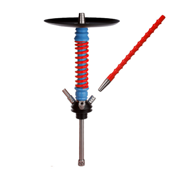 Кальян Mamay Customs V3  Coilovers Mini Голубой Красный в Новом Уренгое