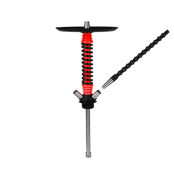 Кальян Mamay Customs V3  Coilovers Mini Красно Черный в Новом Уренгое