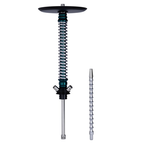 Кальян Mamay Customs Coilovers Зелёный Лак Хром в Новом Уренгое