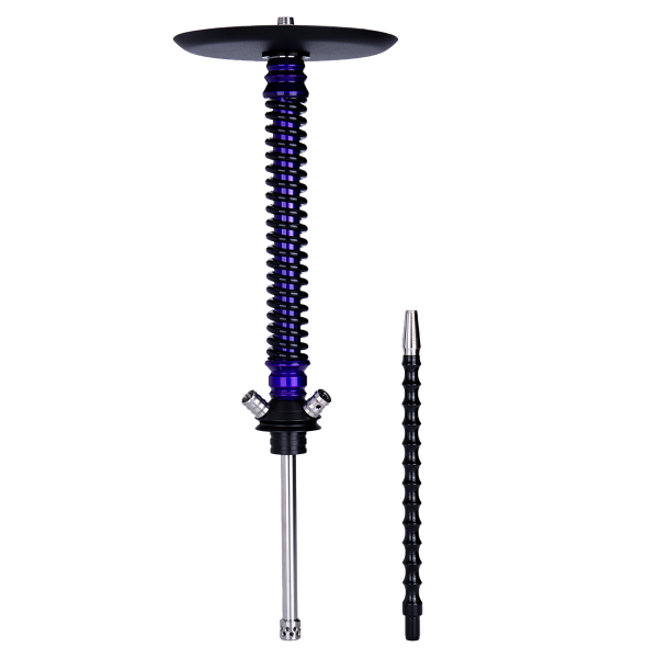 Кальян Mamay Customs Coilovers Фиолетовый Лак Черный в Новом Уренгое